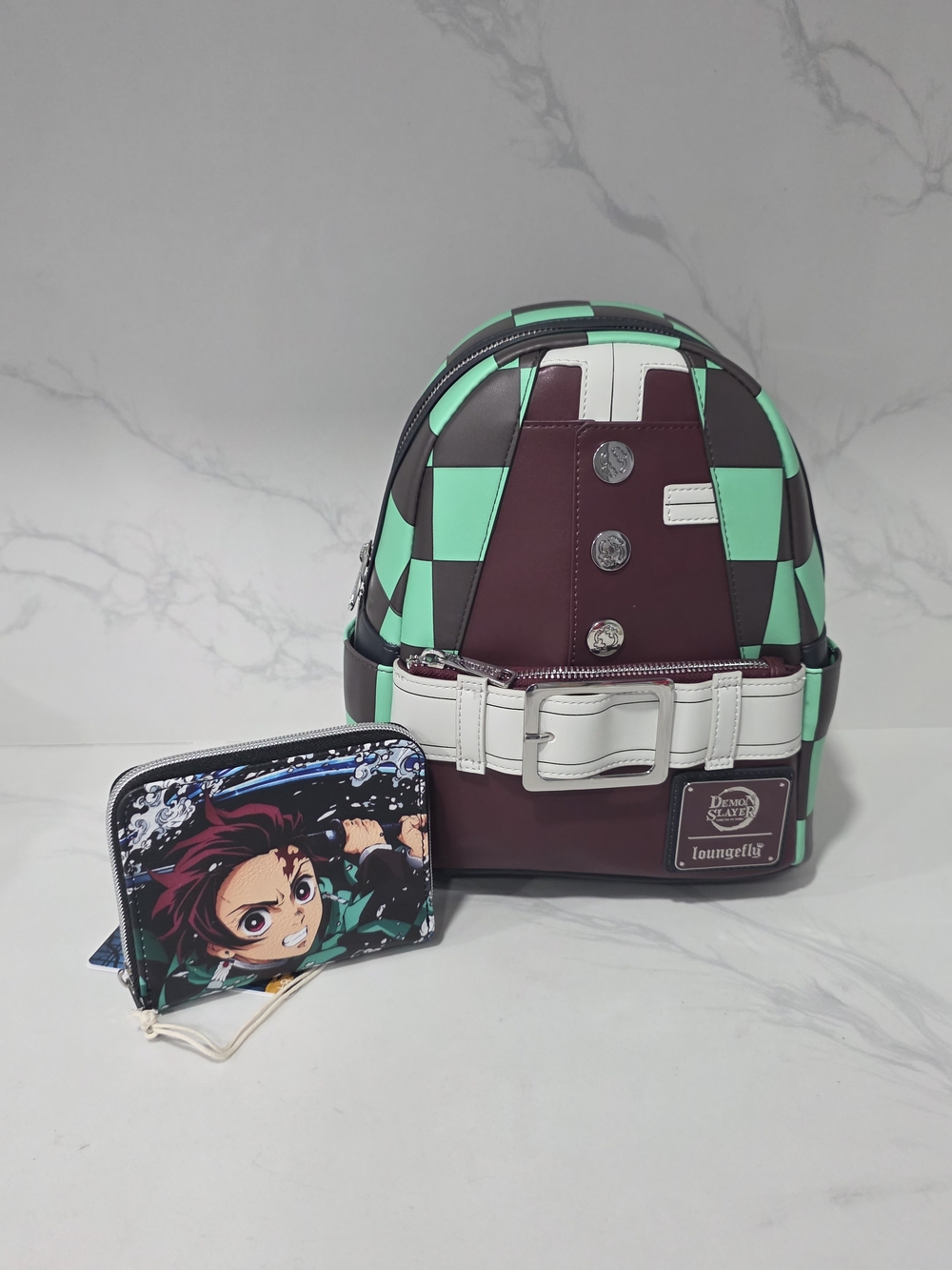 Loungefly Demon Slayer Tanjiro Kamado Backpack & Wallet